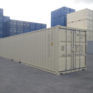 40ft shipping container high cube beige 1