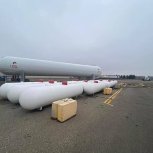 New load of 1000 gallon underground tanks TX 1