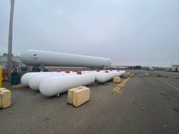New load of 1000 gallon underground tanks TX 1